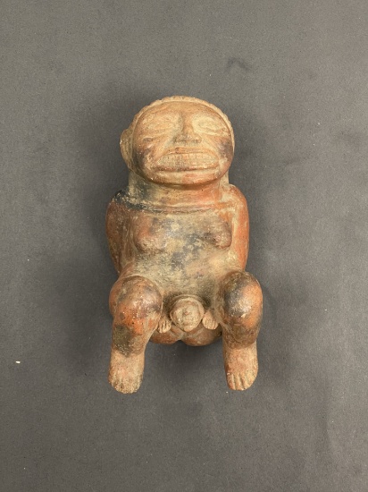 An Ancient Pre Columbian Ceramic Clay Woman Figure