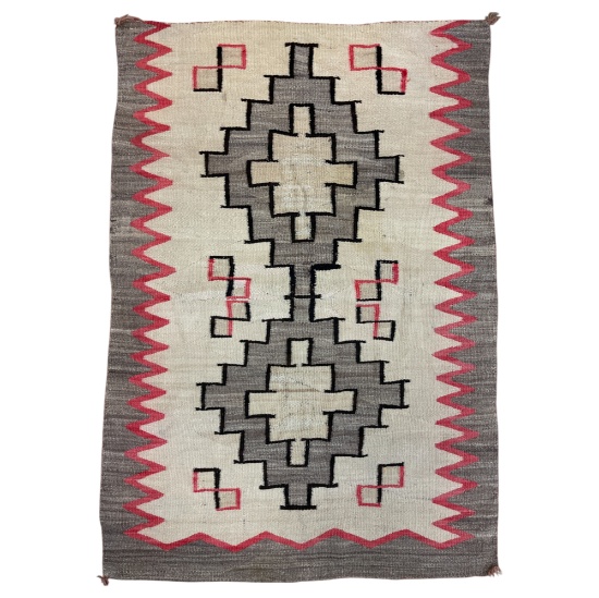 Vintage Rare Navajo Rug â€“ Native American Textile