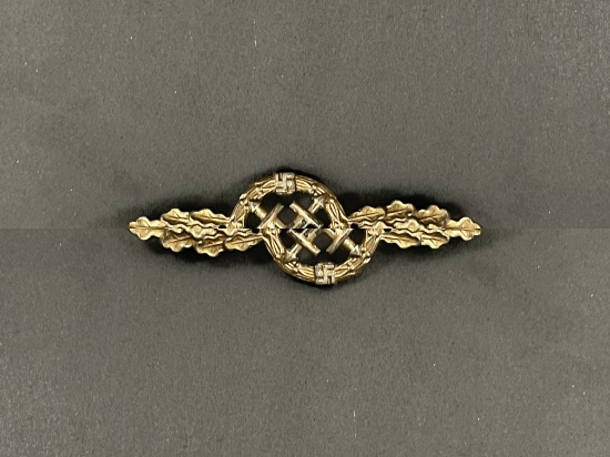 German WWII Luftwaffe Air to Ground Support Bronze Suqadron Clasp