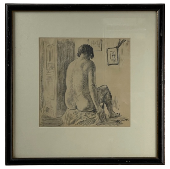 Henri Toulouse Lautrec Nude Woman Print