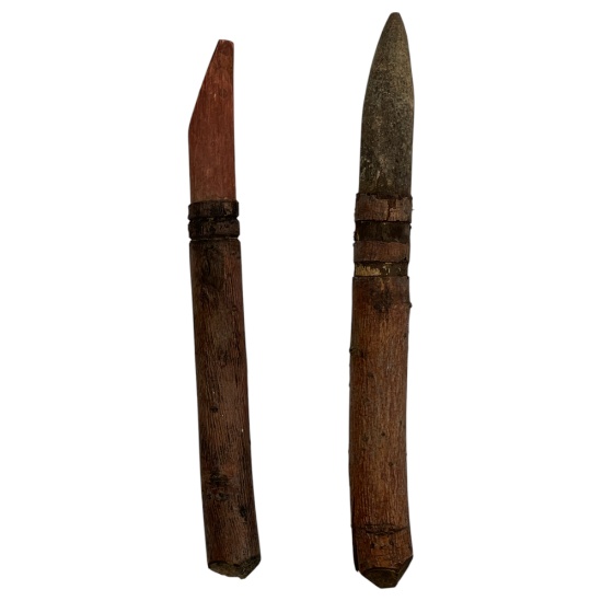 Anasazi-Socorro Shrine/Altar Pieces From a Cave Shrine Mal Pai Area, New Mexico