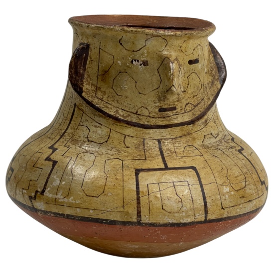 Shipibo Clay Water Vessel Peru