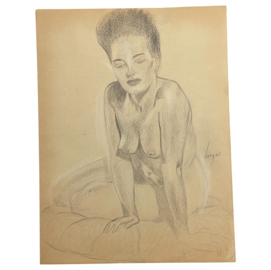 Alberto Vargas - Vargas Girls Original Signed Pin Up Art