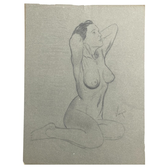 Alberto Vargas - Vargas Girls Original Signed Pin Up Art