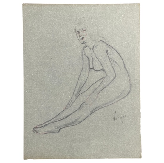 Alberto Vargas - Vargas Girls Original Signed Pin Up Art