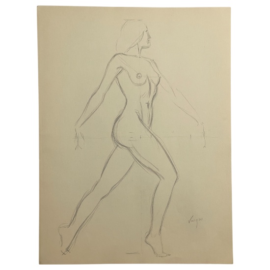 Alberto Vargas - Vargas Girls Original Signed Pin Up Art