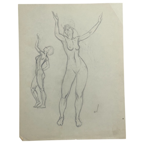 Alberto Vargas - Vargas Girls Original Signed Pin Up Art