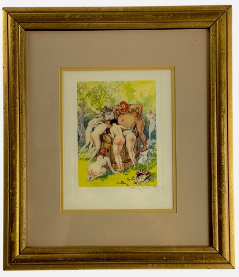 Louis Icart (French, 1888-1950) - Pencil Signed Photogravure on Paper