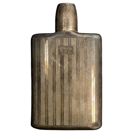 Vintage WNP Sterling Silver Alcohol Flask