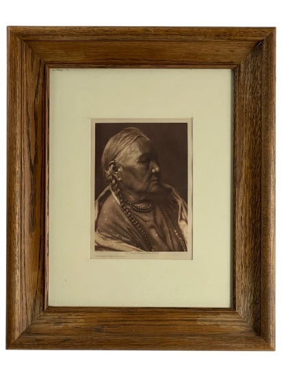 Edward Sheriff Curtis (1858-1952) - Cheyenne Female Profile Photogravure