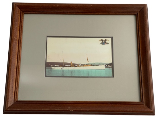 William Henry Price (1864-1940) The Great White Fleet Oil Painting
