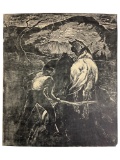Thomas Hart Benton (1889-1975) - Double Sided Lithograph
