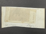 US Civil War General William Woods Avery 1832-1900 Cut Signature