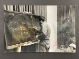 Fidel Castro Signed B&W Photograph