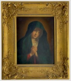 19th Century Italian - Oil on Canvas, Our Lady of Sorrows, The Virgin Mary