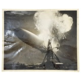 Original 1937 Press Release Photograph of Hindenburg Disaster LZ 129 N.Y. Times 8