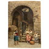 Jean-Leon Gerome (FRENCH, 1824â€“1904) Mixed Media on Board