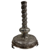 Antique 950 Silver Candlestick Holder with Intricate Design