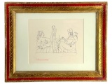 Pablo Picasso - Lithograph Signed Bottom Right and Embossed Bottom Left