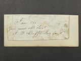 Alfred Napoleon Duffie (1833-1880) US Civil War Union Army Brigadier General Cut Signature