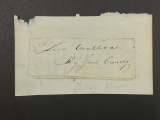 Lew Wallace (1827-1905) US Civial War Union Major General Cut Signature