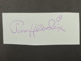 Jimi Hendrix (1942-1970) Cut Signature