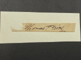 Thomas Paine(1737-1809) American Founding Father Cut Signature