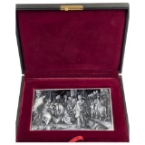 En Grisaille Enamel Plaque of the Adoration of the Magi