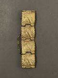 Ancient Mixed Metal Possibly Egyptian Bird Figure Bracelet