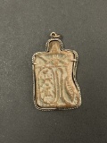 Chinese Qing Dynasty Carved Stone Mercy Order from Yongzheng Emperor's Reign