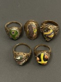 Ancient Mixed Metal Rings