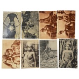 Antique Nude Erotic Ethnic Real Photo Postcard Collection Lot