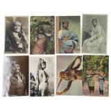 Antique Nude Erotic Ethnic Real Photo Postcard Collection Lot