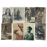 Antique Nude Erotic Ethnic Real Photo Postcard Collection Lot