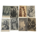 Antique Nude Erotic Ethnic Real Photo Postcard Collection Lot