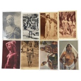Antique Nude Erotic Ethnic Real Photo Postcard Collection Lot