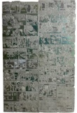 Dick Tracy, Sunday Comics Original Metal Printing Plate