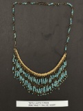 Ancient Terra Cotta Fiance 26th Dynasty 7th Century Egypt Necklace