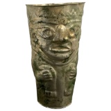 Chimu Kero Ancient Mayan Peru Mixed Metal Cup