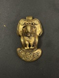 Pre Colombian Tairona Tumbaga Pendant Mixed Metal Ancient Animal