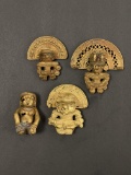 Pre Colombian Tairona Tumbaga Pendant Mixed Metal Ancient Animal Lot