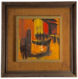 Robert Irwin (1928 - 2023)  - Signed Oil on Board