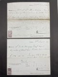 British Stock Market Ephemera Sale of India Goverment And Canadian Railway Stock Documents