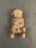An Ancient Pre Columbian Ceramic Clay Woman Figure