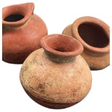 An Ancient Pre Columbian Ceramic Clay Bowl Lot of 3