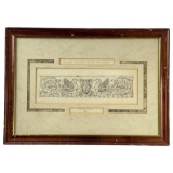 Charles Heathcote Tatham (1772-1842) Fragment of Fireze Etching