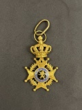 Belgian Order of Leopold II Commander's Neck Badge Medal