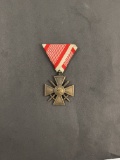 WWII French Medal Croix De Guerre For Foreign Operations