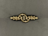 German WWII Luftwaffe Air to Ground Support Bronze Suqadron Clasp