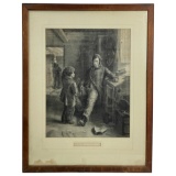 Erskine Nicol (Scottish, 1825-1904) Both Puzzled Engraving by the Illman Brothers for Peterson's Mag